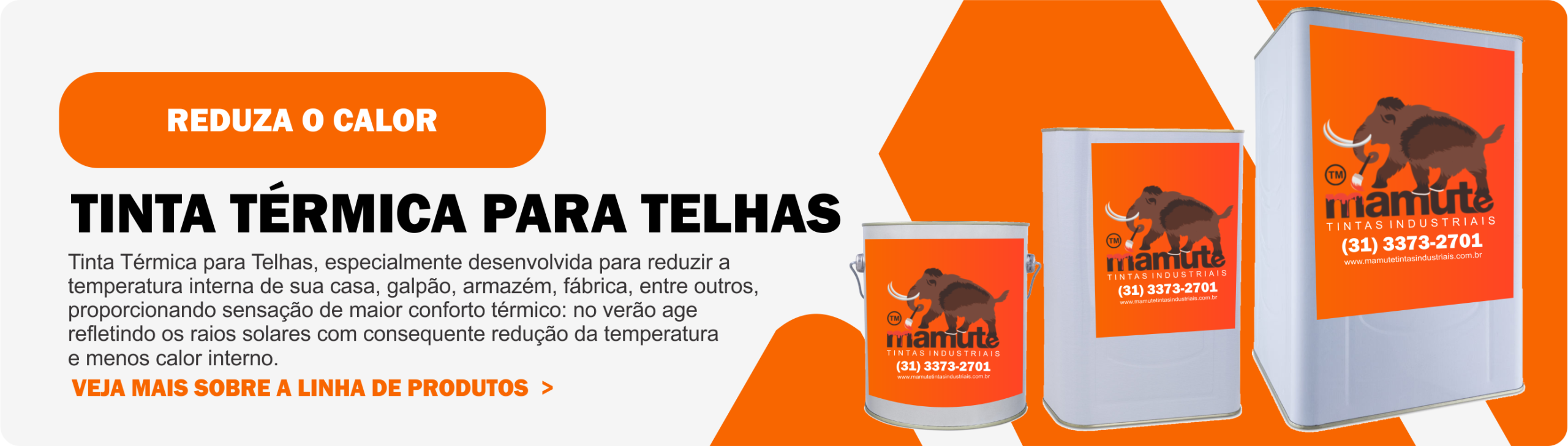 Tinta térmica para telhas e telhados mamute tintas industriais